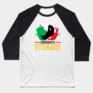 Surrounded By Stunads Hand Gesture Funny Italian Meme, funny Italian Phrases Gift Baseball T-Shirt